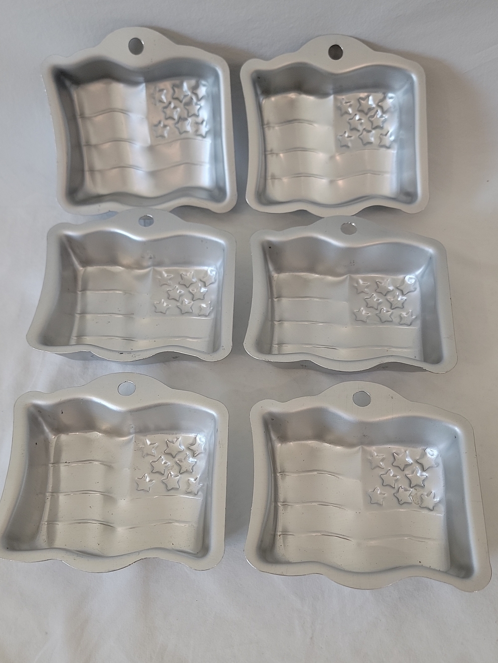 Independence Day, 4th of July Singles Bake, Cake Pans QTY of 6